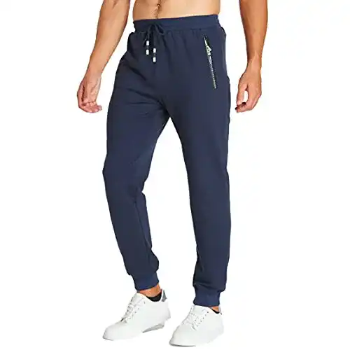 Jogginghose Herren ZOXOZ Baumwolle mit Reißverschluss Taschen