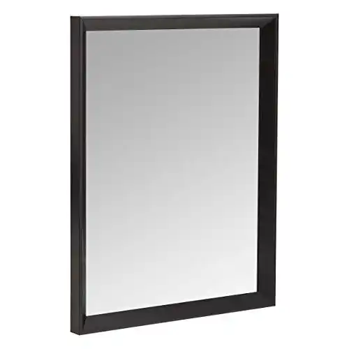 Wandspiegel Amazon Basics Rechteckiger, 40,6 x 50,8 cm, schwarz
