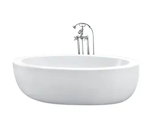 Freistehende Badewanne AquaSu ‘® Acryl-Duobadewanne
