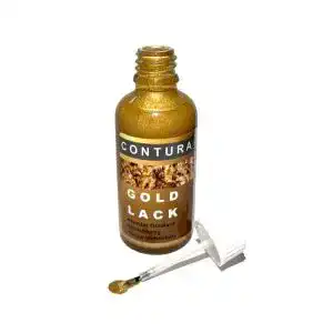 Goldlack Contura Gold Farbe Pinsel Lackstift Bilderrahmen Möbel