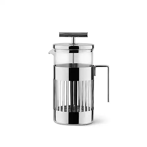 French Press Alessi 9094/8 Pressfilter aus Edelstahl 18/10 glänzend