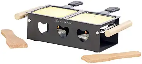 Raclette für 2 Personen Rosenstein & Söhne Raclette Stövchen