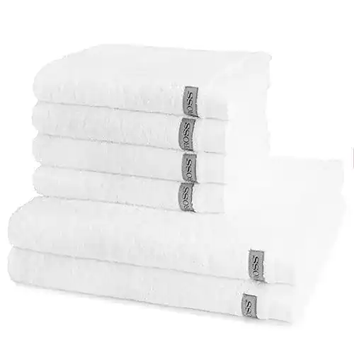 Ross-Handtücher Ross Sinfonie 6er Set Weiß
