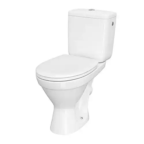 Stand-WC VBChome WC Spülrandlos Keramik Komplett Set