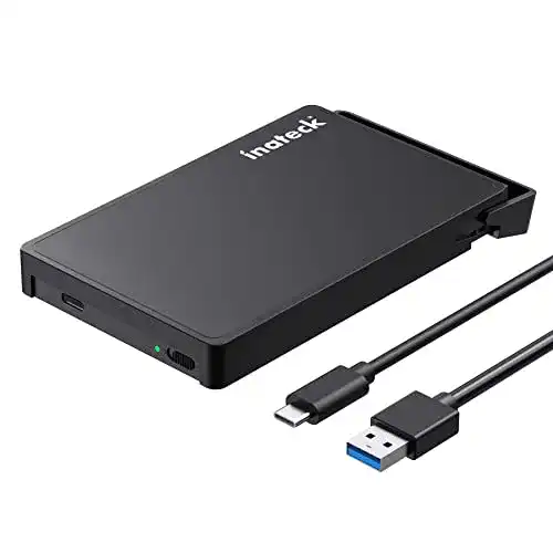 Die beste Festplattengehäuse (2,5 Zoll) Inateck, USB C 3.2 Gen 2 auf SATA 3 2026 Test Bestseller Festplattengehäuse (2,5 Zoll) Inateck, USB C 3.2 Gen 2 auf SATA 3