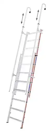 Bibliotheksleiter Hymer 609204 Einhänge-Schiebeleiter