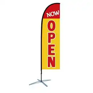 Beachflag BGF Open Eröffnung Werbefahne über 2m hoch