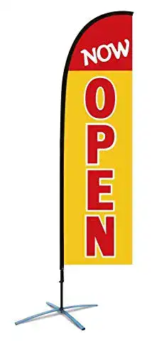 Beachflag BGF Open Eröffnung Werbefahne über 2m hoch
