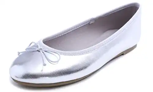 Ballerinas Feversole Damen Klasssische Lack Balerinaschuhe Flach