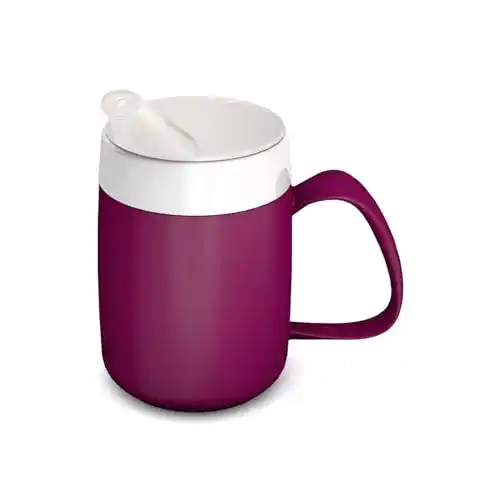 Schnabeltasse Senioren Ornamin Becher mit Trink-Trick