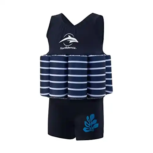 Schwimmhilfe Konfidence Badeanzug mit 3 Jahre Blue Breton