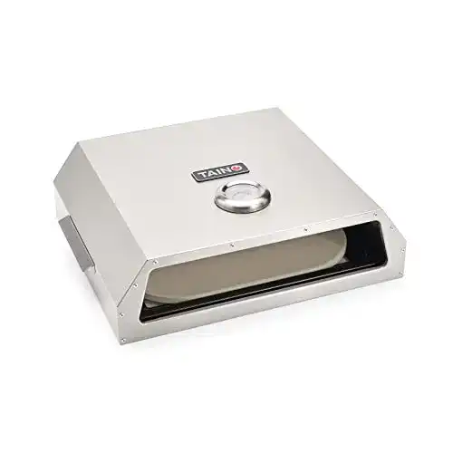 Pizzaaufsatz Gasgrill TAINO Pizzaofen Pizzastein Grillofen Backofen