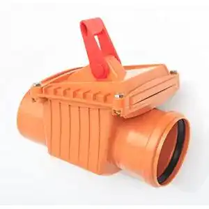Rückstauklappe Capricorn 9-5000-110-01-03-11, orange