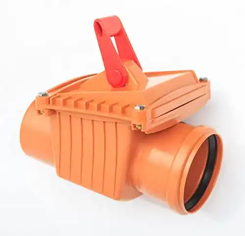 Rückstauklappe Capricorn 9-5000-110-01-03-11, orange