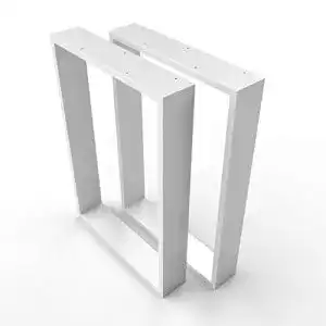 Tischkufen Sossai ® XXL Stahl TKK3 Rahmenprofil: 100 x 20 mm