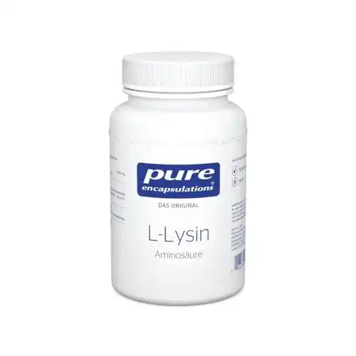 Lysin Pure Encapsulations, L-, Essentielle Aminosäure, 90 Kapseln