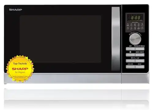 Sharp-Mikrowelle SHARP R843INW 3-in-1, Pizza-Programm