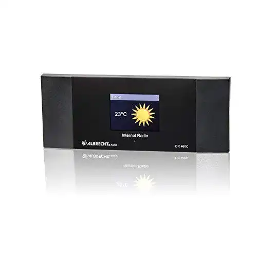 Internetradio-Adapter Albrecht DR 460 C, 27462, mit Farbdisplay