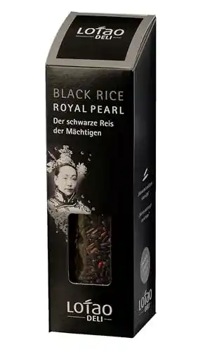 Bio-Reis Lotao ROYAL PEARL BLACK, Schwarzer Reis, 300g