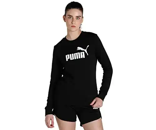 Hoodie Damen PUMA Damen ESS Logo Crew Tr Sweatshirt
