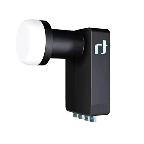 LNB Inverto 40 mm Quad-hgln-Ultra Satellite, Schwarz