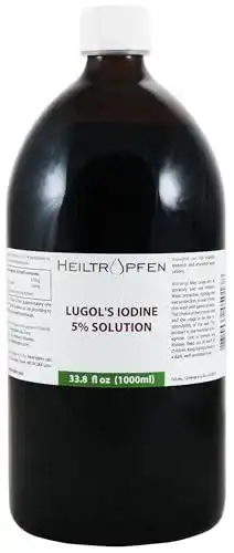 Jod flüssig Heiltropfen 5% Lugolsche Jodlösung 1000 ml