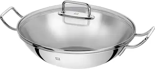 Wok Zwilling Plus, Inkl. Glasdeckel, Gittereinsatz, Ø 32 cm