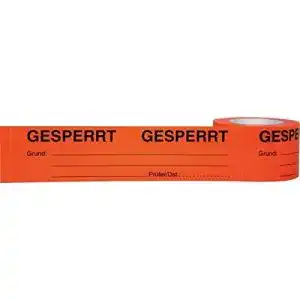 Klebeband gesperrt Lemax ® Qualitätsband GESPERRT, selbstkl.