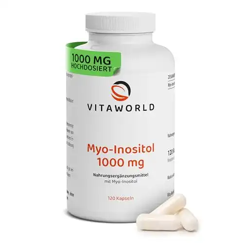 Inositol Vita World Myo- 1000 mg HOCHDOSIERT 120 Kapseln