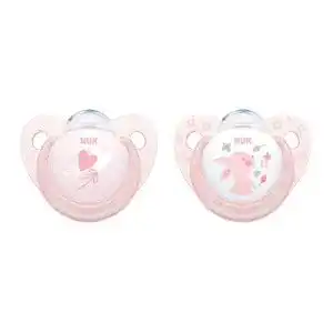 NUK-Schnuller NUK 10175175 Baby Rose Trendline Silikon