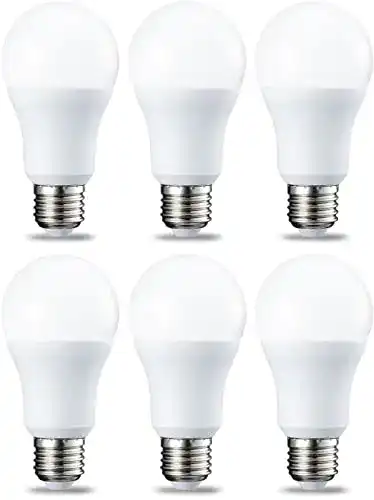 LED-Lampen (E27, GU10, E14) Amazon Basics, E27, 10 W, 6 Stück