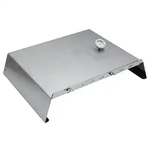 Pizzaaufsatz Gasgrill BBQ-Toro verstellbarer Edelstahl Pizzaaufsatz