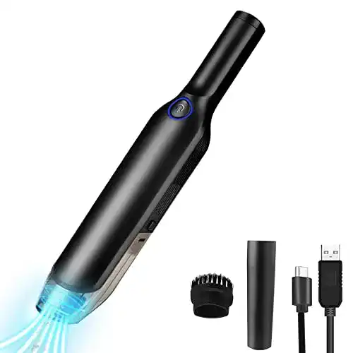 USB-Staubsauger ytorgr Handstaubsauger Akku, waschbarer Filter