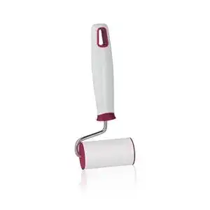 Teigroller klein Metaltex Nudelholz, 19 cm, Einzelgriff, Weiß