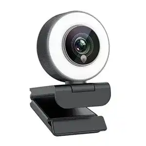 Webcam mit Ringlicht Angetube Webcam für Game-Streaming