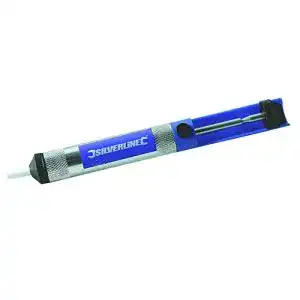 Entlötpumpe Silverline 633609 aus Metall 185 mm
