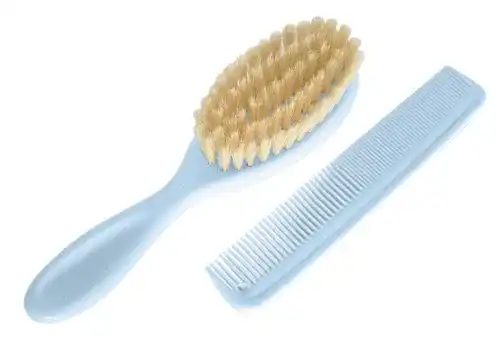 Babybürste Rotho Babydesign Kamm und Bürste, Naturborsten