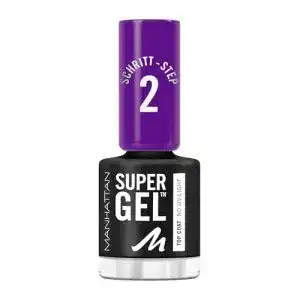 Top Coat Manhattan Super Gel, ohne UV Licht, durchsichtig