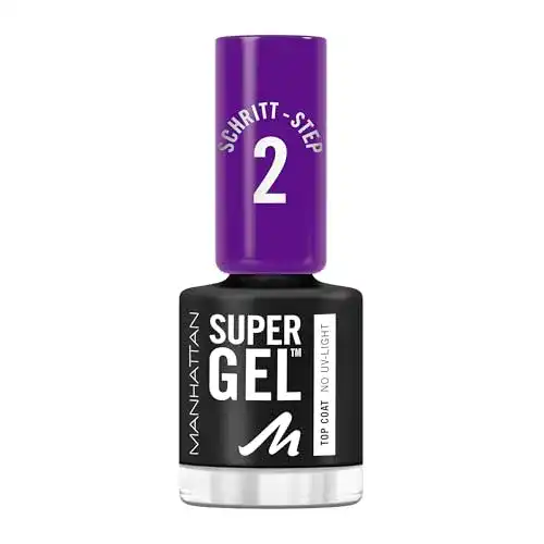 Die beste Top Coat Manhattan Super Gel, ohne UV Licht, durchsichtig 2026 Test Bestseller Top Coat Manhattan Super Gel, ohne UV Licht, durchsichtig