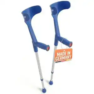 Krücken Dr. Paul Koch GmbH Paar (blau), Gehhilfen, (76-96 cm)
