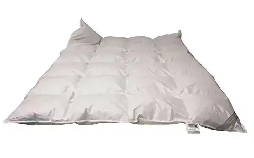 Daunendecke 155×220 Betten Hofmann Daunen 4×6 Karo 1200g