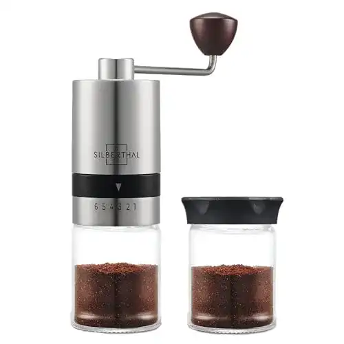 Kaffeemühle SILBERTHAL Manuell, verstellbarer Mahlgrad