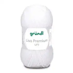 Gründl Wolle Gründl Lisa Premium Uni Strick- & Häkelgarn weich