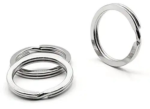 Schlüsselringe HEAVYTOOL 28mm Ø flach Design 2,6mm breit
