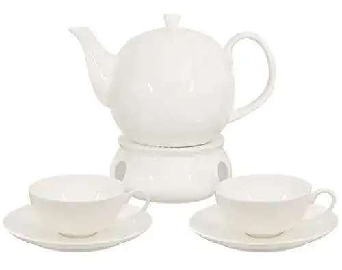 Teeservice Buchensee aus Fine Bone China Porzellan