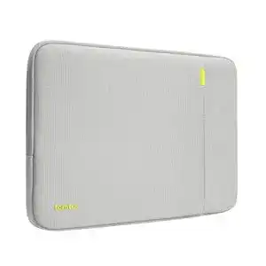 Laptop-Sleeve tomtoc Recycelt, mit Zubehörtasche, Grau