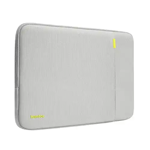 Laptop-Sleeve tomtoc Recycelt, mit Zubehörtasche, Grau