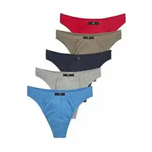 Herren-Tanga H.I.S Herren Strings, 5er Pack (6, farb-set)