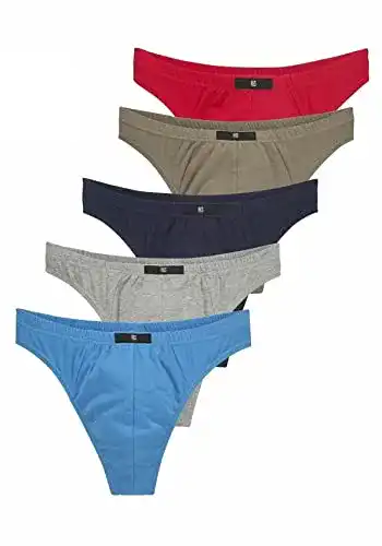Herren-Tanga H.I.S Herren Strings, 5er Pack (6, farb-set)