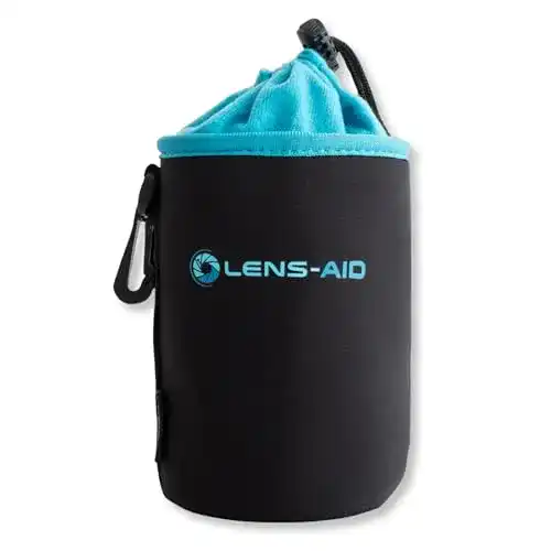 Objektivtasche LENS-AID Neopren mit Fleece-Fütterung als Set